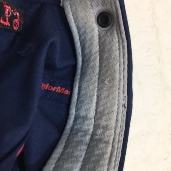 Taylor Made Golf Cap Hat Strap Back Adjustable Blue Red Embroidered - Picture 10 of 11